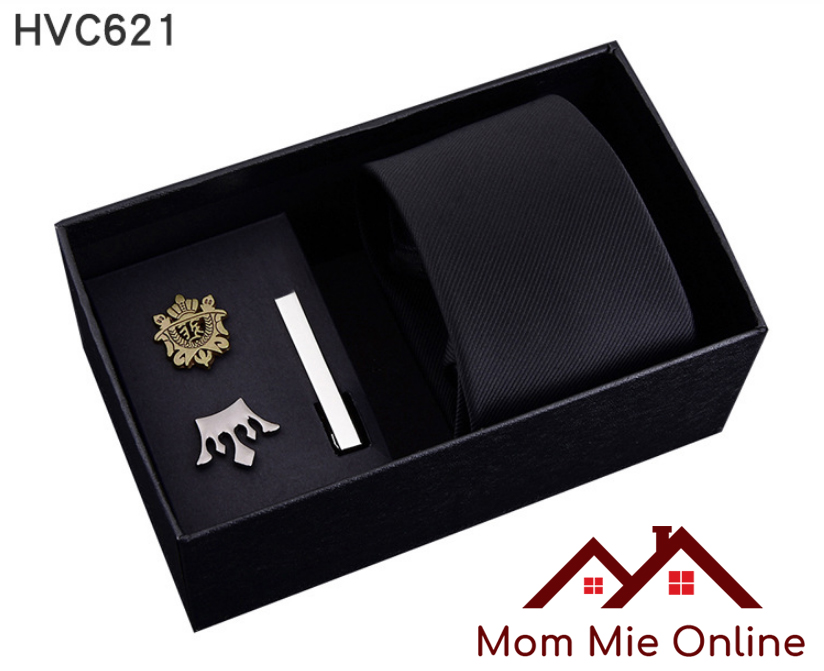 [HCM]Bộ cà vạt nam dự tiệc bản 6cm - HVC