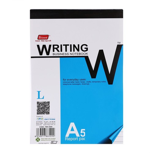 [ Combo 2 cuốn ] Vở xé khổ A5/A6 PGrand 40 tờ