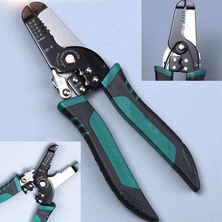 Kìm tuốt cắt dây điện và bấm cos 3 trong 1 K90