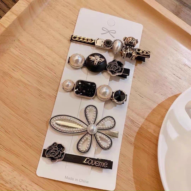 SET 5 KẸP TÓC NỮ TIỂU THƯ SANG CHẢNH