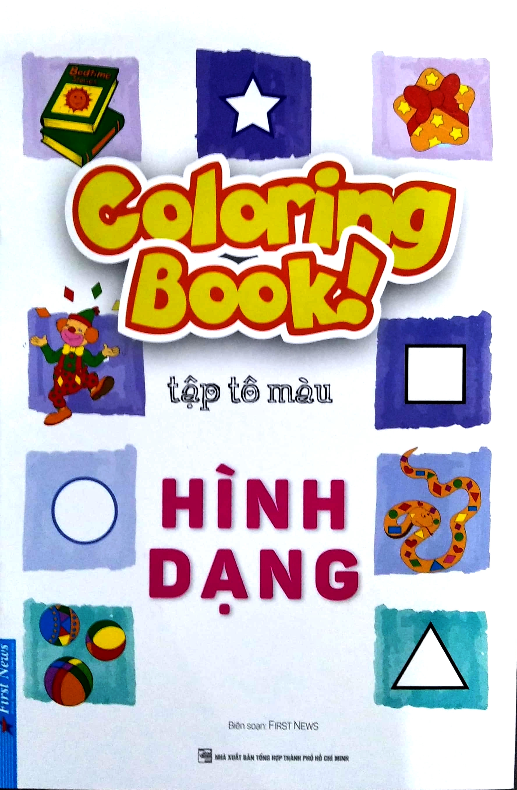 Fahasa - Coloring Book - Tập Tô Màu - Hình Dạng (Tái Bản 2020)