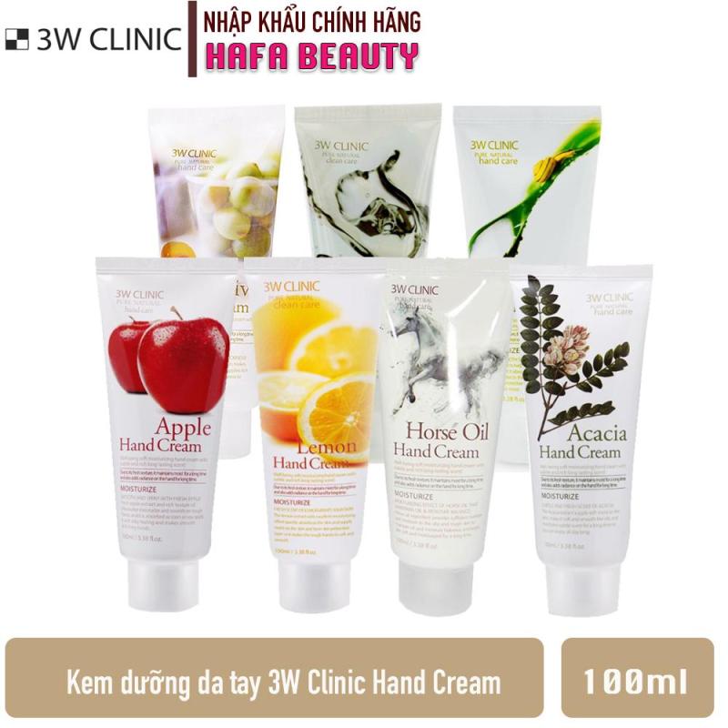 Kem dưỡng da tay 3W Clinic Hand Cream 100ml nhập khẩu