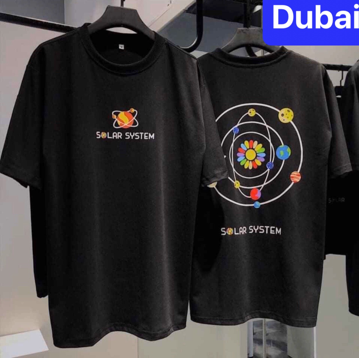 ÁO THUN NAM NỮ 3D HOA CÚC VŨ TRỤ PHOM FORM RỘNG TAY LỠ HOT TREND MẠNH MẼ SÀNH ĐIỆU VẢI DÀY MIN - DUBAI FASHION