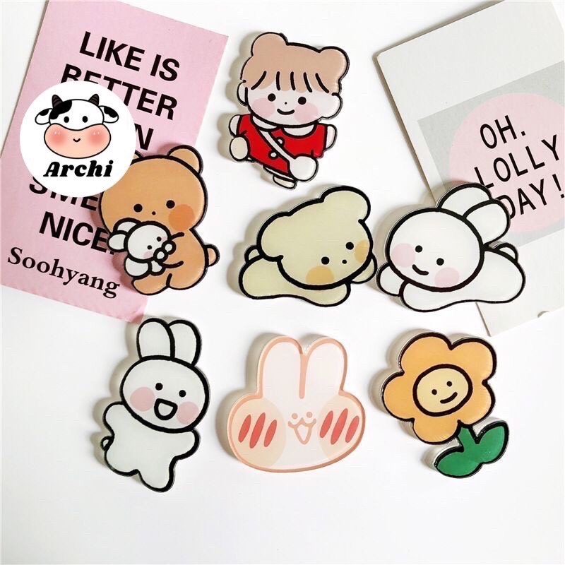 BALO MILKTEA VẢI BỐ IN STICKER