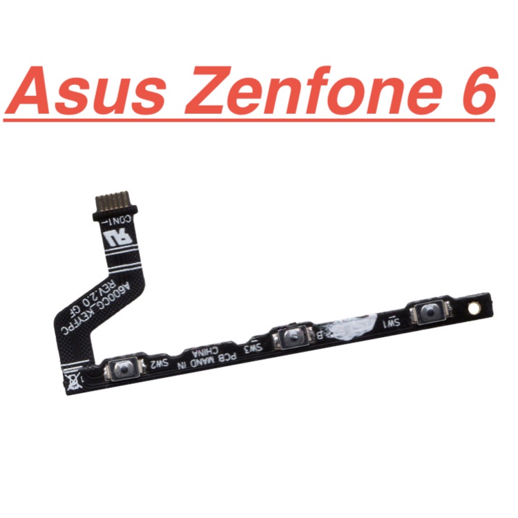 Mạch nút nguồn asus zenfone 6 dây cáp nút mở nguồn, điều chỉnh tăng giảm âm lượng linh kiện thay thế