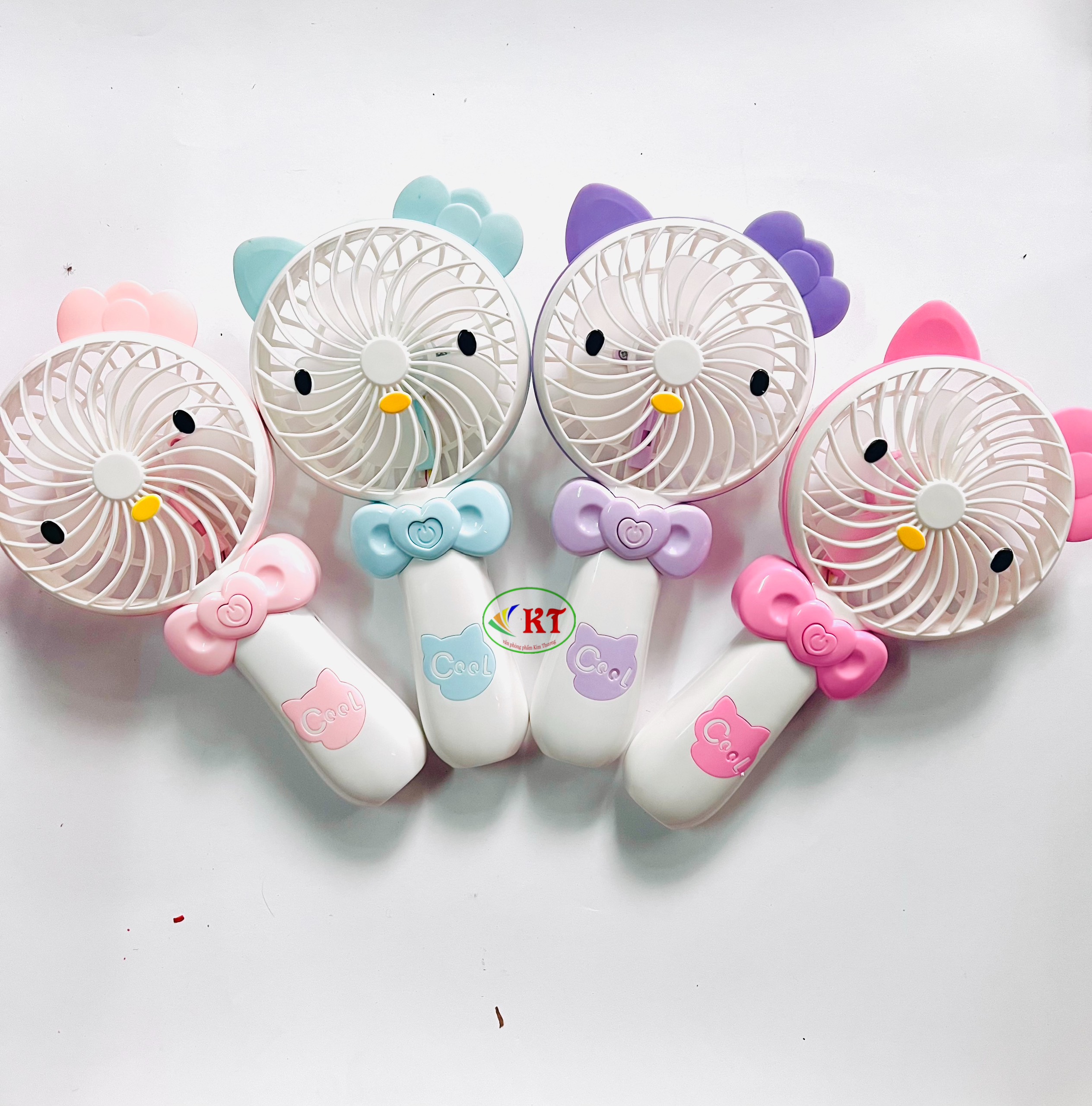Quạt cầm tay hình Hello Kitty dễ thương ( Mã: 1183)