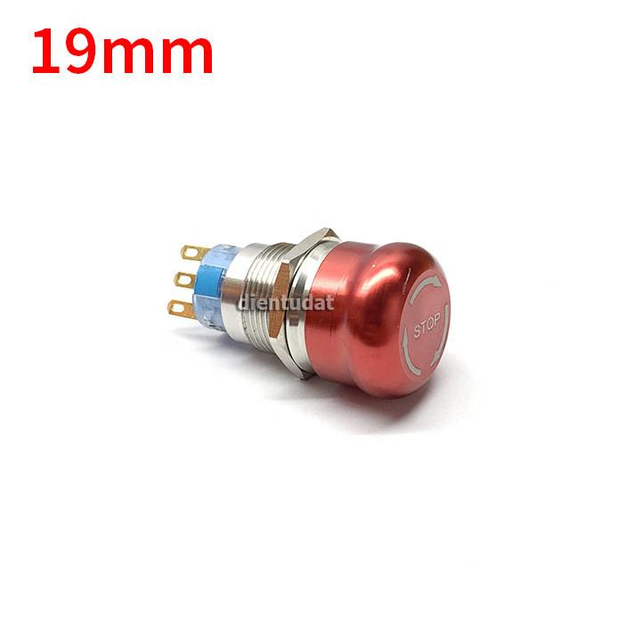 Nút kim loại dừng khẩn cấp 16mm 19mm 22mm