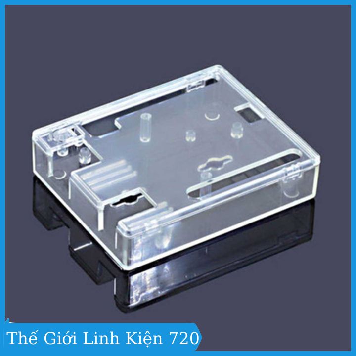 Vỏ case mica đựng, bảo vệ Arduino Uno R3