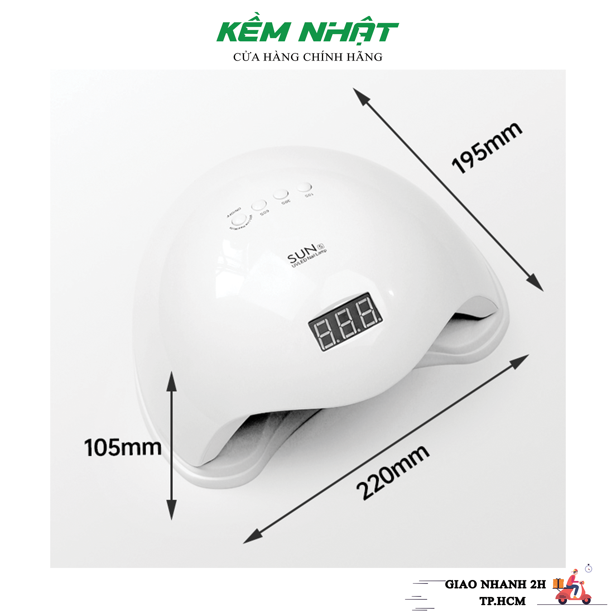 [HCM]Máy Hơ Sun 5 Tem Xanh