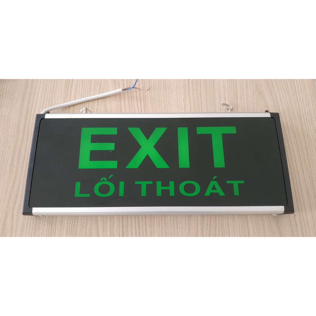 Đèn LED Exit 2 mặt (KHÔNG MŨI TÊN CHỈ)- Đèn lối thoát, đèn khẩn cấp