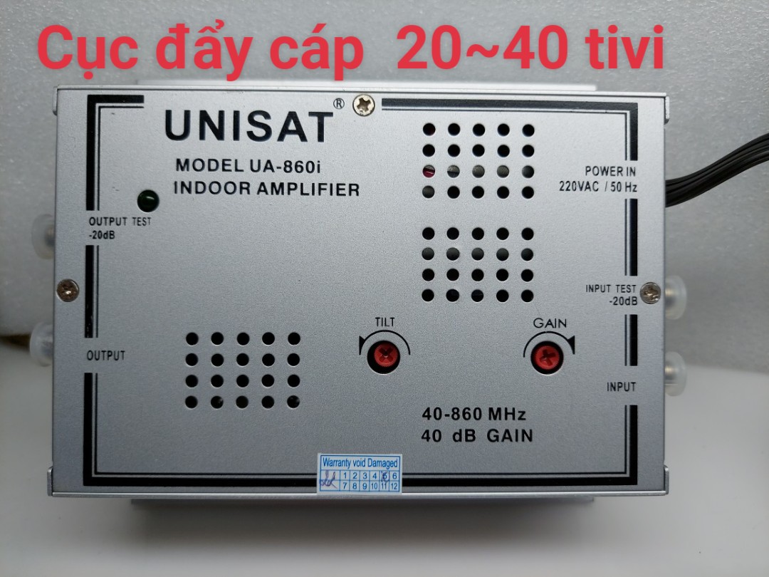 Bộ khuếch đại truyền hình cáp UNISAT AU-860I