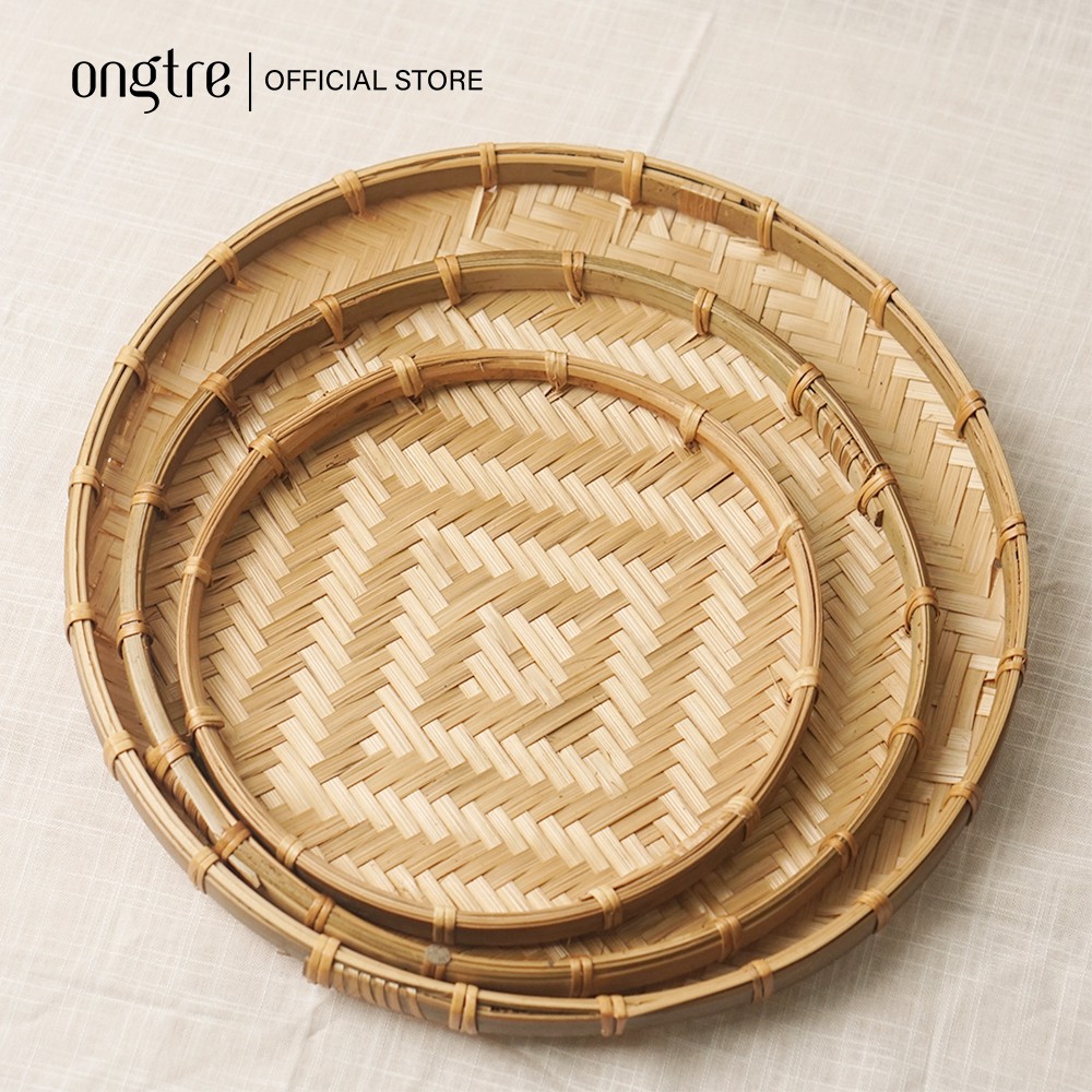 Mẹt tre thủ công, Size: 20cm-60cm (ẩm thực cổ truyền) | ongtre® (Vietnam)