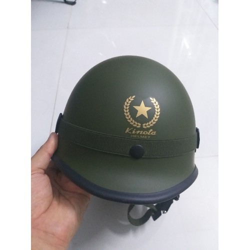 [HCM]Nón bảo hiểm Lính kinota cao ấp