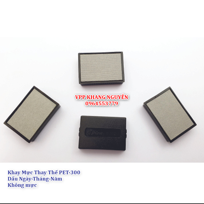 Thẻ mực con dấu ngày tháng năm pet-300