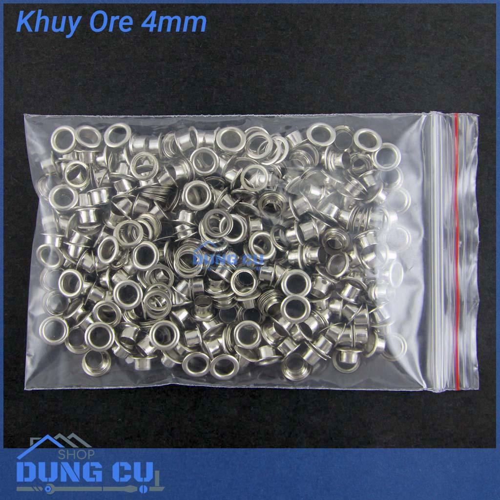500 Khoen bọc lỗ bạc 4,5,6mm