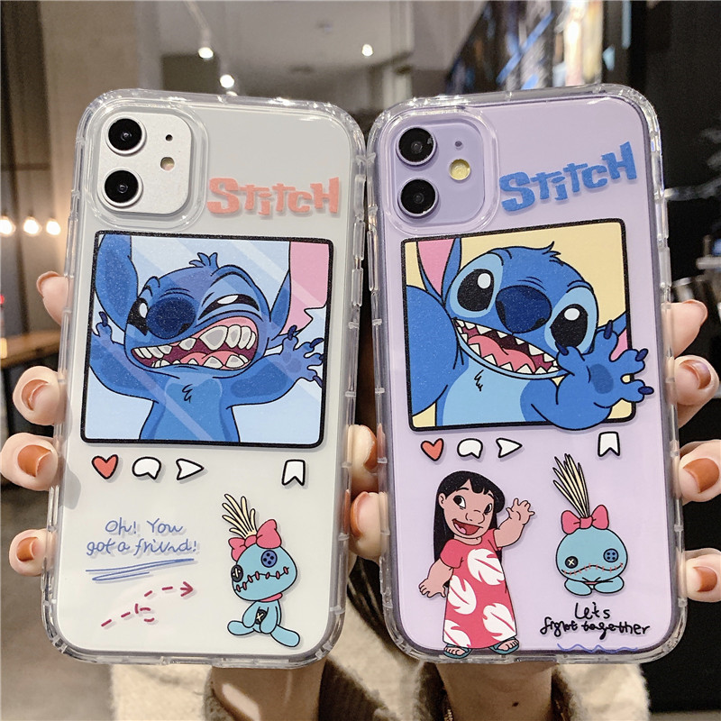 Ốp Lưng Silicon Chống Sốc Stitch