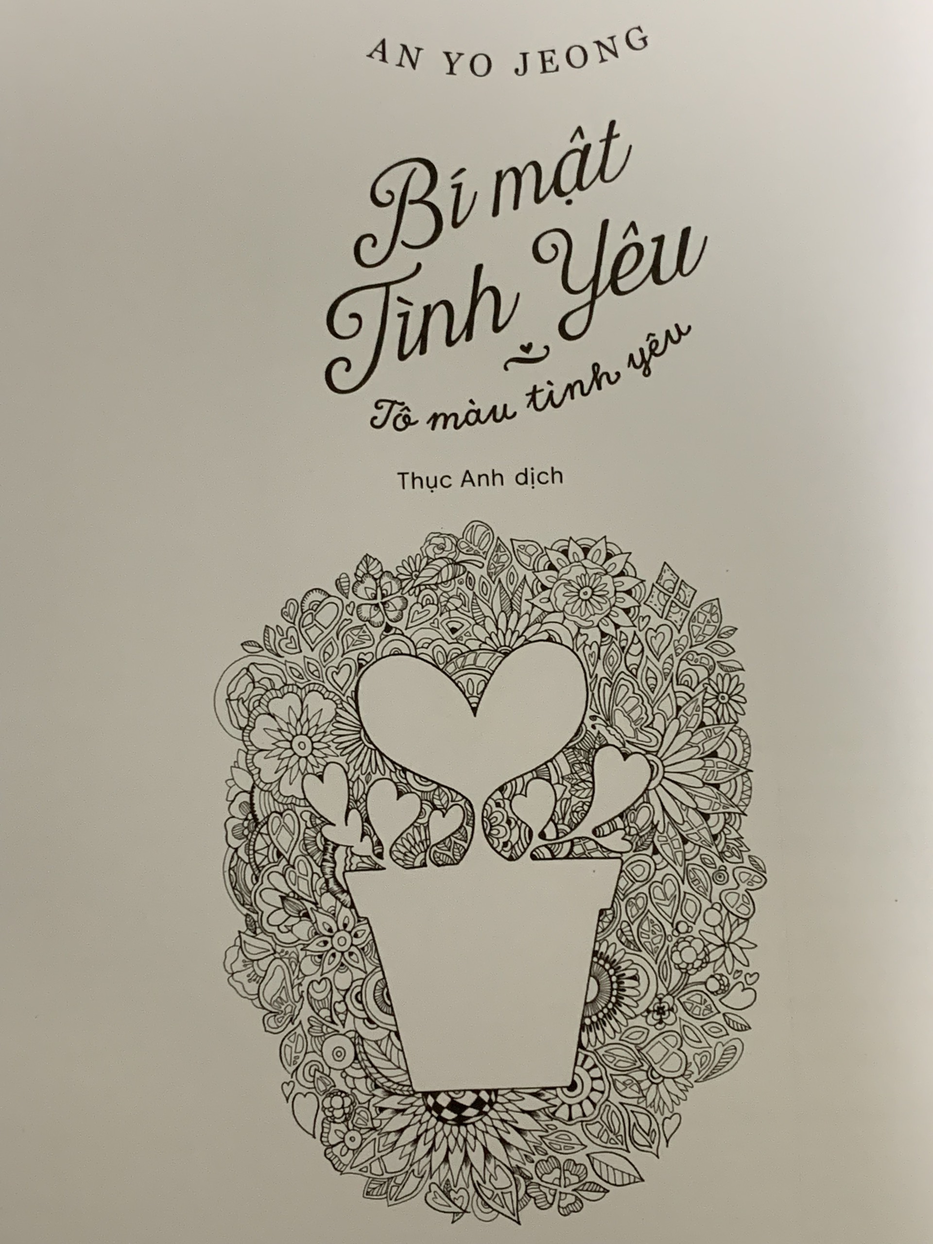 Bí Mật Tình Yêu (Sách Tô Màu Dành Cho Người Lớn)
