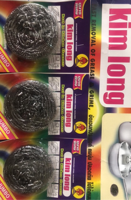 Combo 3 Miếng Cọ Xoong Nồi Kim Long