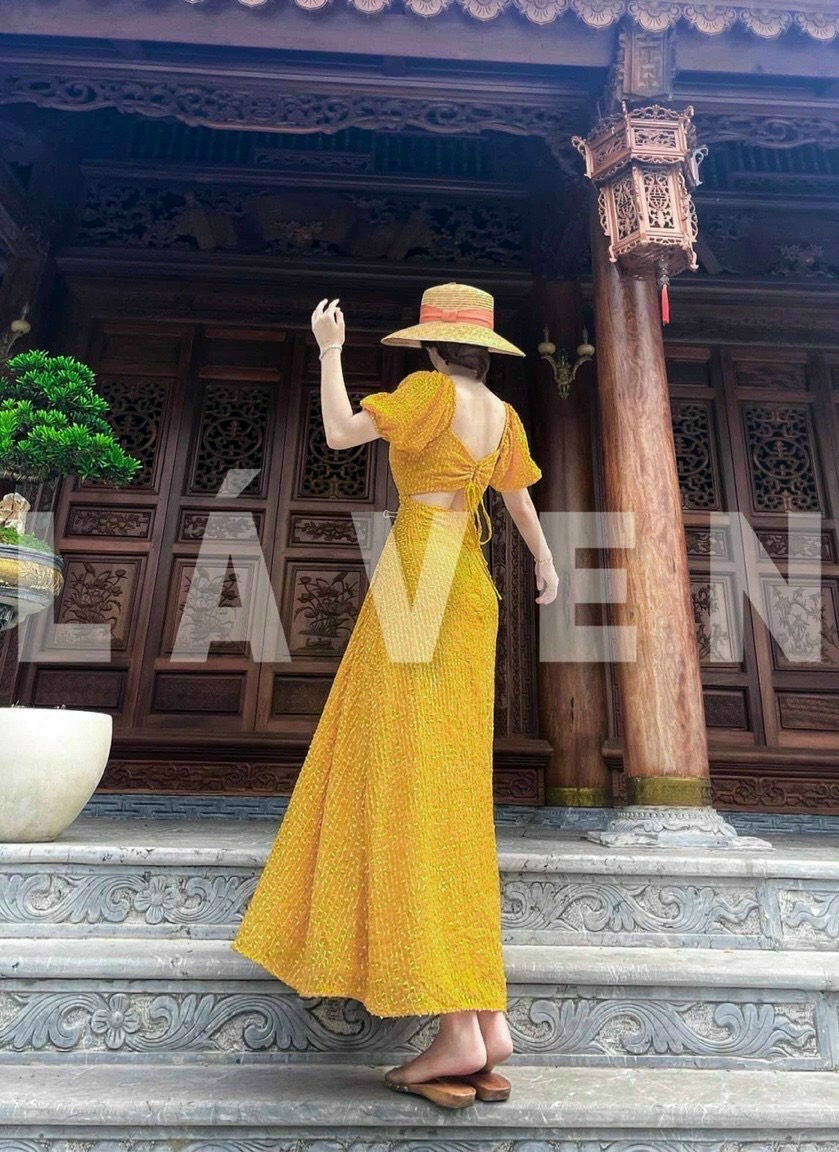đầm maxi tiểu thư