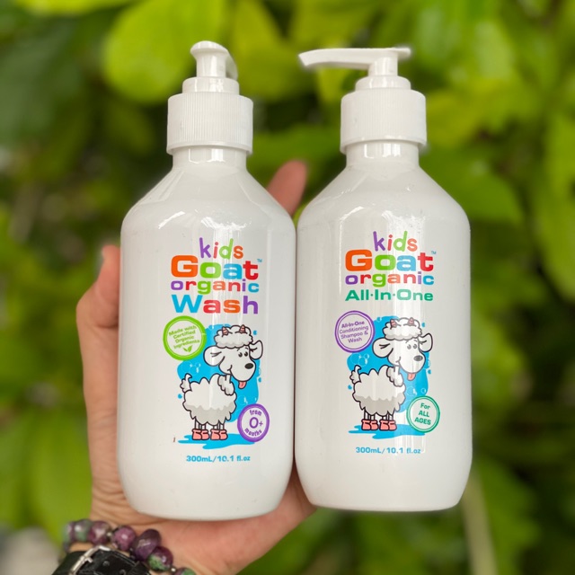 Sữa tắm gội hữu cơ Goat Kids Organic cho bé chai 300ml