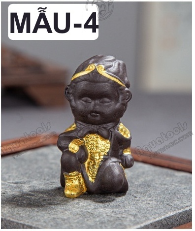 Tượng Tề Thiên Ngồi Thiền - Tượng Tôn Ngộ Không Mini | Trang Trí Bể Cá Cảnh, Bể Thuỷ Sinh