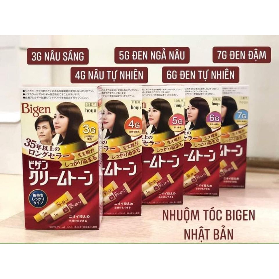 NHUỘM TÓC BIGEN NHẬT BẢN (3G,4G,5G,6G,7G).