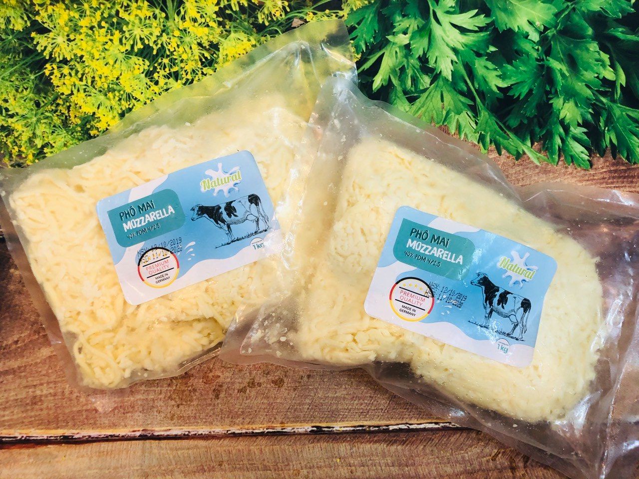 500g phô mai Mozzarella bào sợi