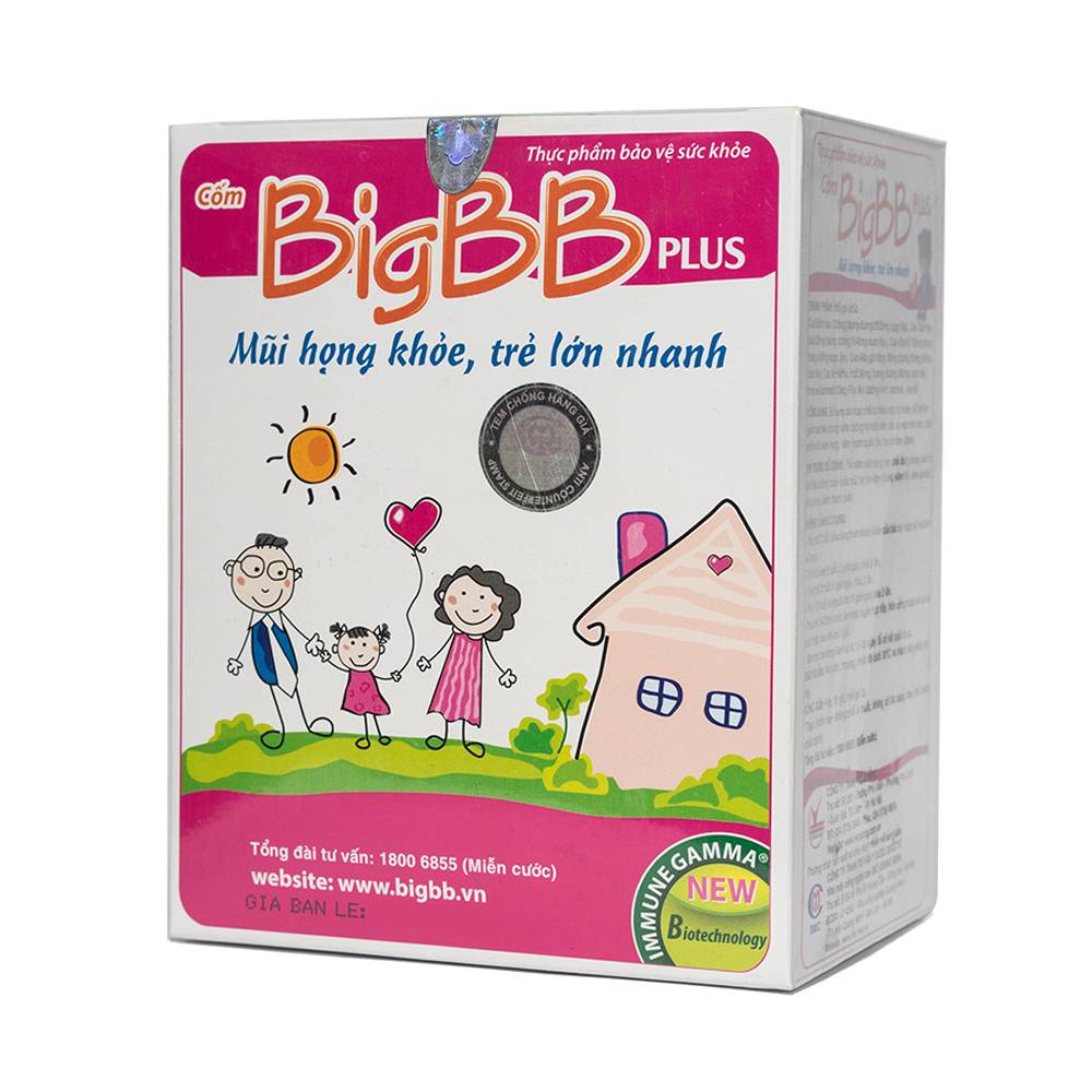 Cốm BigBB - Hỗ trợ giúp trẻ ăn ngon, tăng cường sức đề kháng
