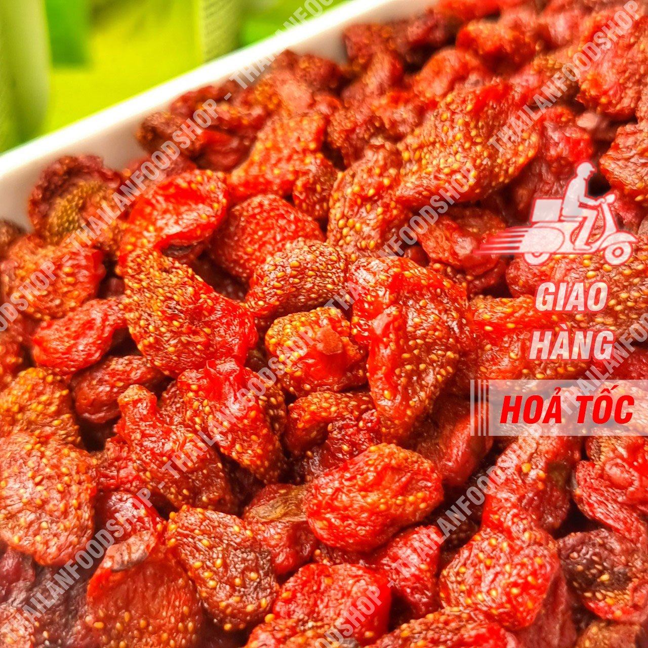 Dâu Tây Sấy Dẻo Đà Lạt - Lon 500gr