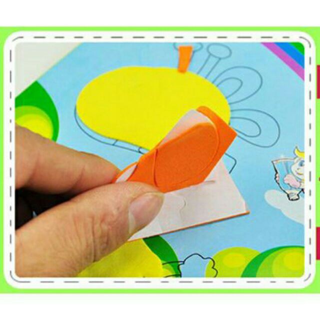 10 Tranh dán xốp khổ a4