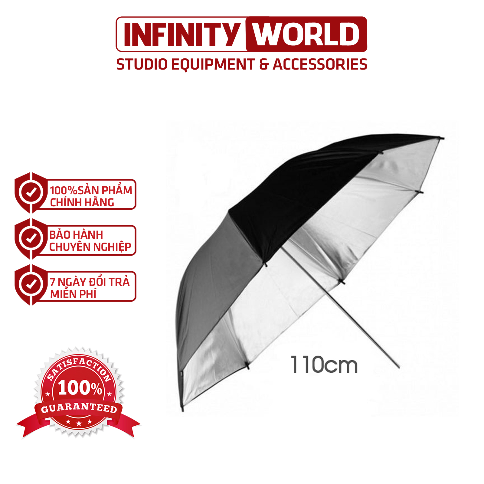 Dù phản sáng 110cm - Hàng nhập khẩu