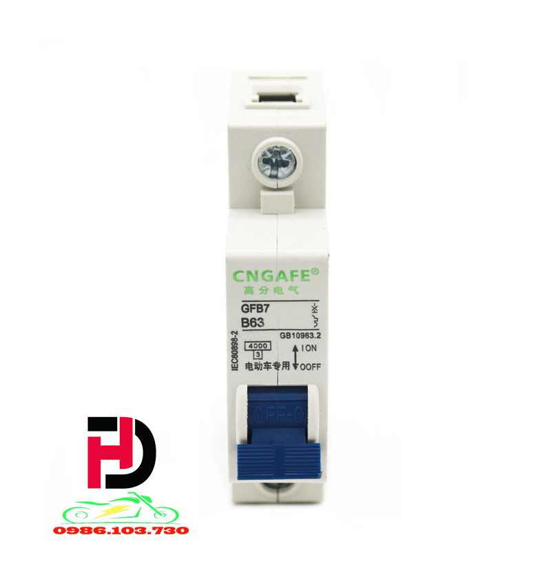 Aptomat dc 1p cb dc chuyên dụng xe đạp điện xe máy điện 32a-150a