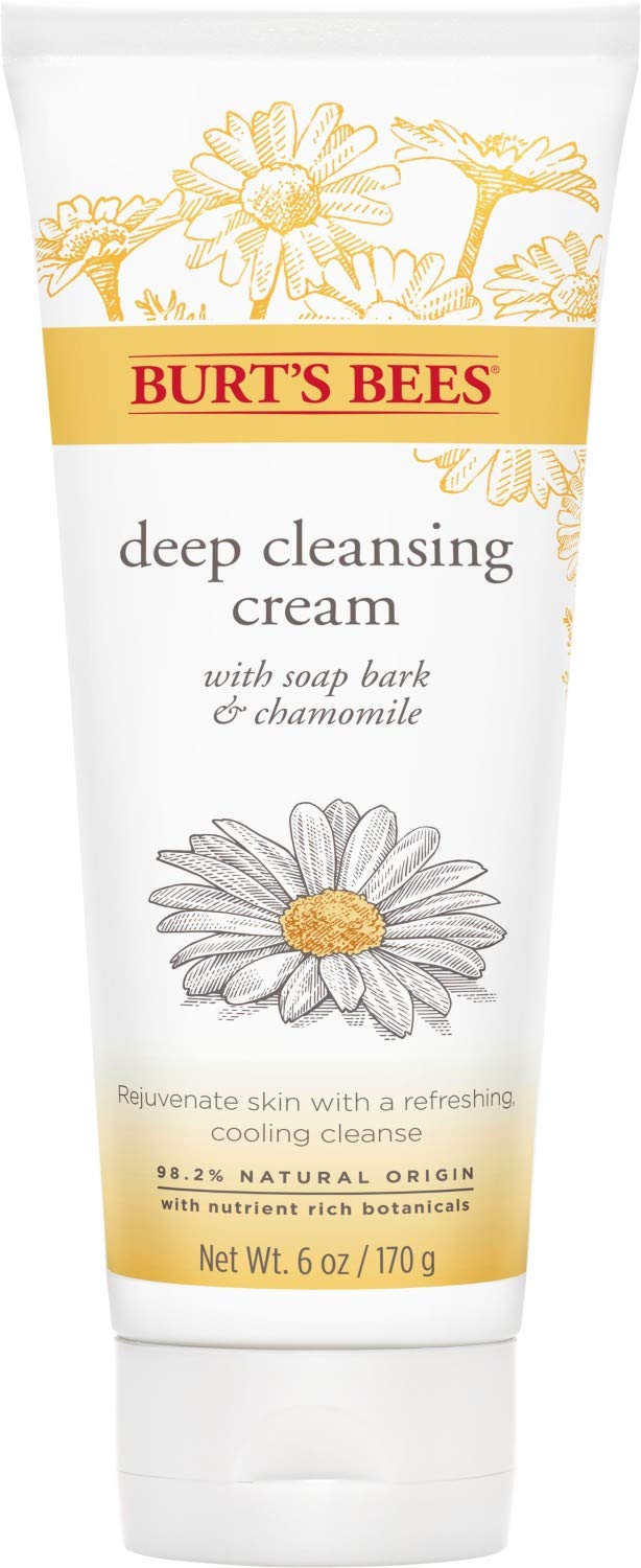 Sữa rửa mặt hoa cúc Burt’s Bees Soap Bark & Chamomile Deep Cleansing Cream 170g
