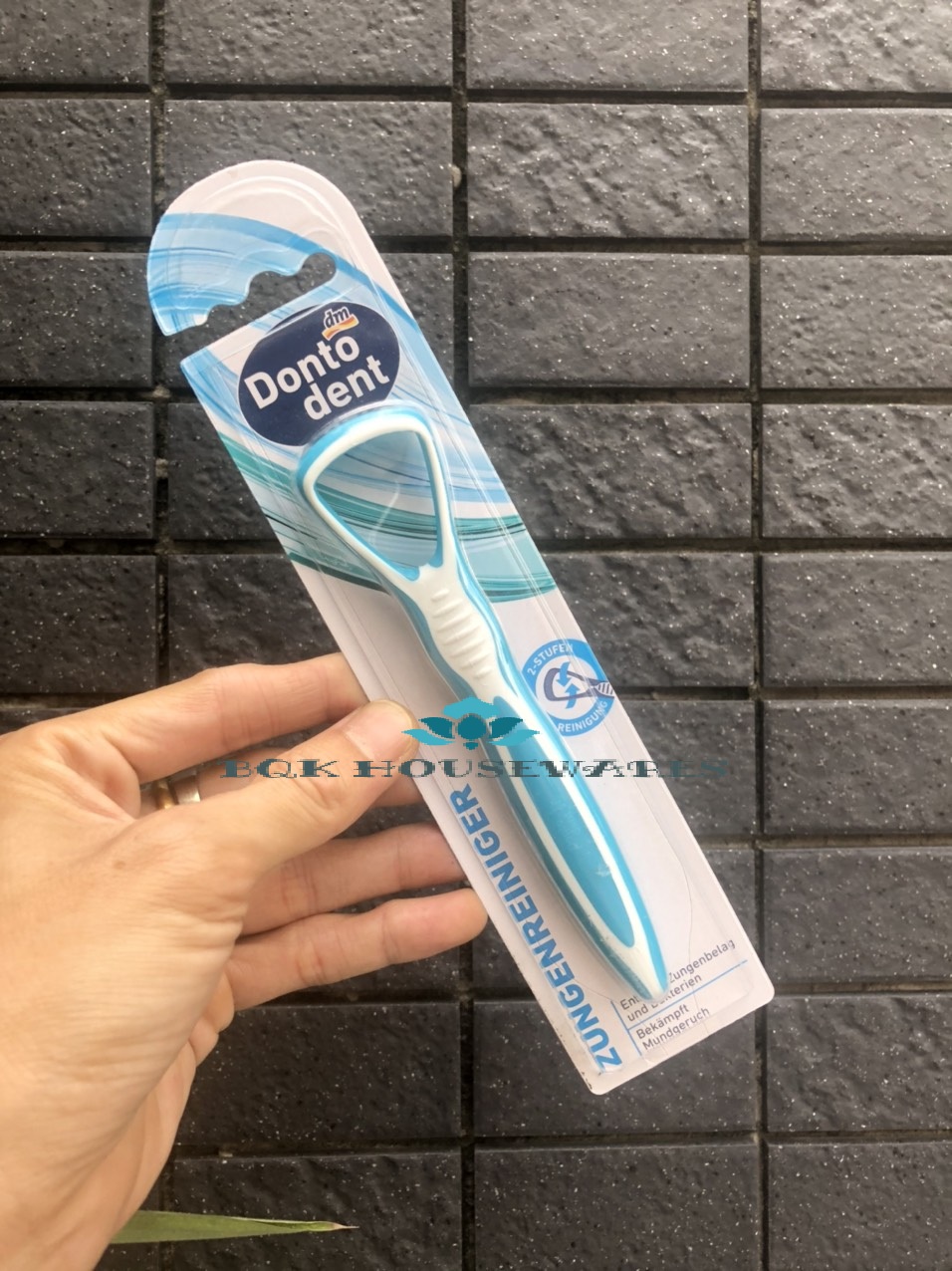 Dụng cụ Cạo lưỡi Dontodent - Làm sạch bề mặt lưỡi ( GIAO MÀU NGẪU NHIÊN)