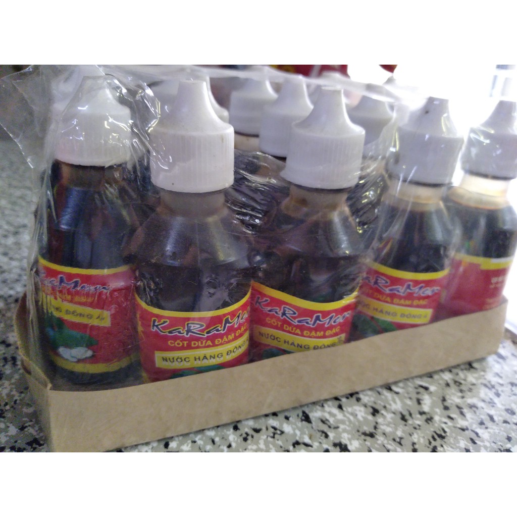 Nước hàng (kẹo đắng) hương dừa kho thịt cá - lọ 100ml