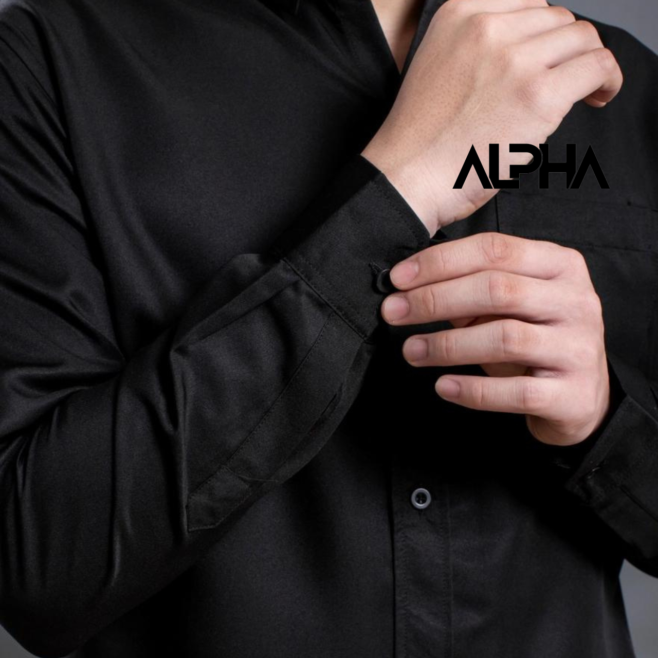 Áo Sơ mi nam GEN ALPHA,CHẤT LIỆU KATE LỤA, Sơ mi lụa 1 túi ngực công sở GEN124