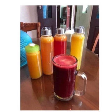 Combo 5 chai thủy tinh nắp dây 500ml