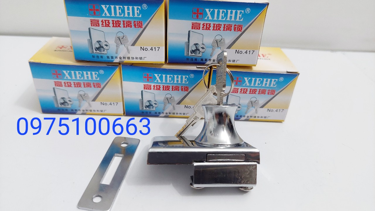 [Giá hủy diệt] [Ảnh thật] Khóa tủ kính 2 cánh XIEHE