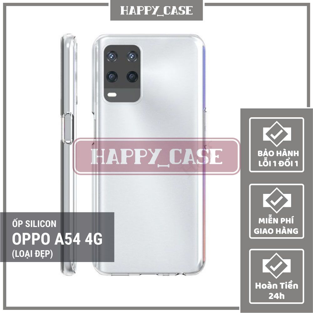 Ốp Lưng Điện Thoại Oppo A54 4G Thin Transparent Silicon