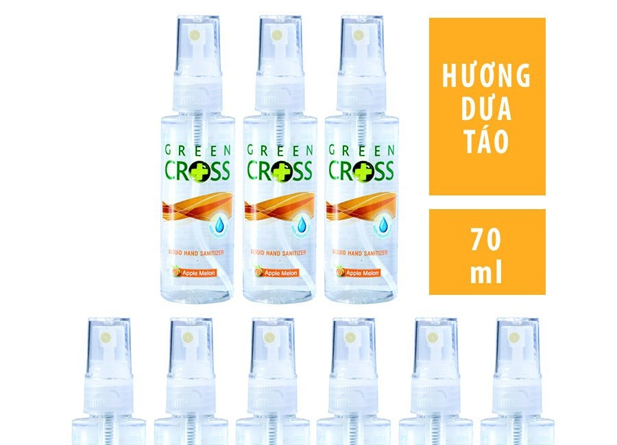 Xịt rửa tay diệt khuẩn Grencroos chai 70ml