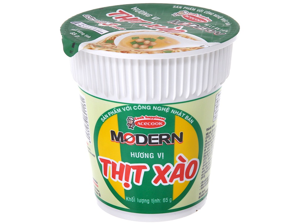 Thùng 24 ly mì Modern vị Thịt xào cực ngon