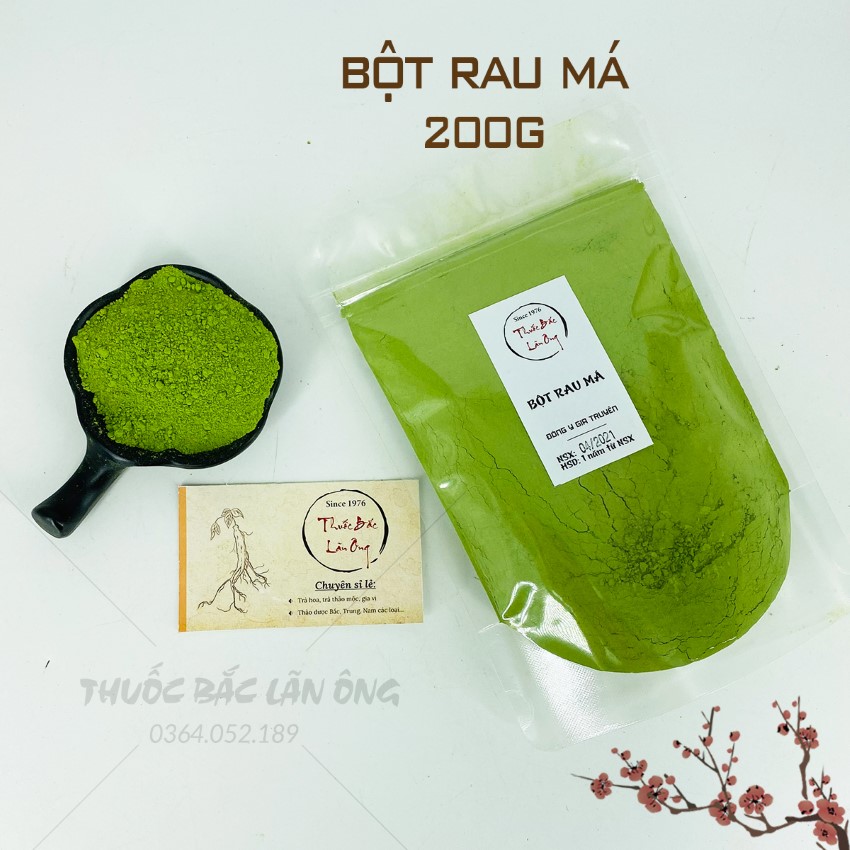 Bột rau má sấy lạnh 200g