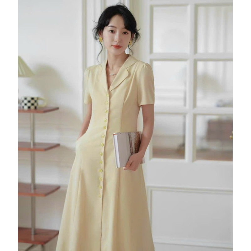ĐẦM SƠ MI KEM THẮT EO (có ảnh thật) MS161