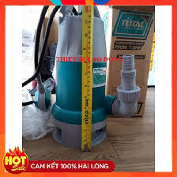 750W (1HP) MÁY BƠM CHÌM NƯỚC THẢI TOTAL TWP87506