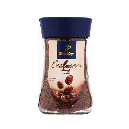 Cà phê hòa tan Tchibo Exclusive Decaf Soft & Fine lọ 100gr (Tách Caffein)