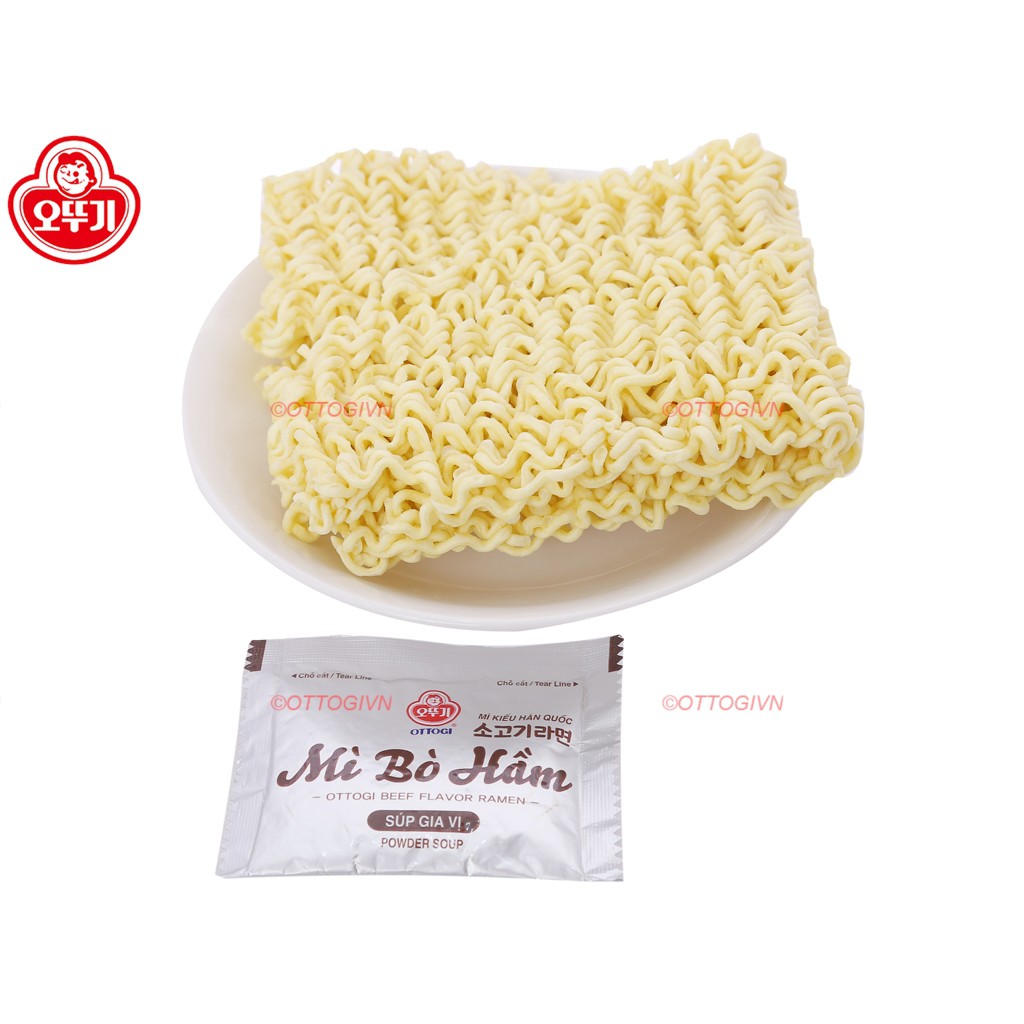 Mì Bò Hầm Ottogi 7 gói 120g Shop Maximas