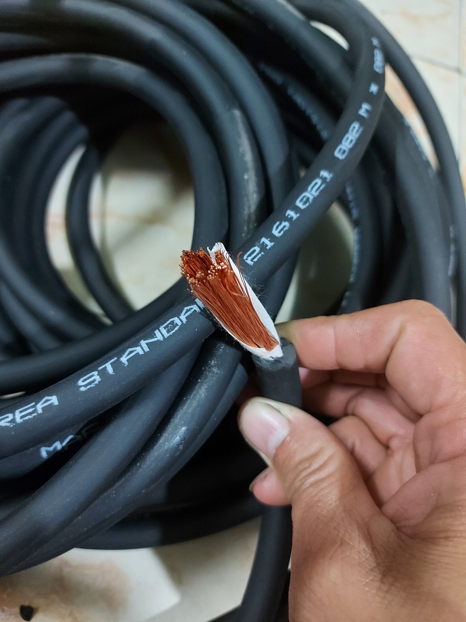 Dây hàn 25mm cho máy hàn điện tử ak