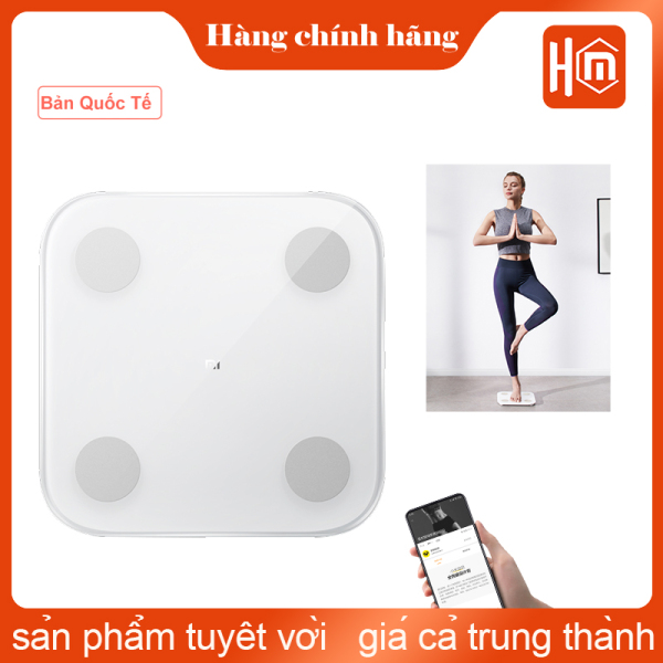 Cân điện tử Xiaomi Cân thông minh Cân Body Fat Scale 2- Cân sức khỏe xiaomi - cân phân tích lượng mỡ cơ thể bảo hàng 6 tháng