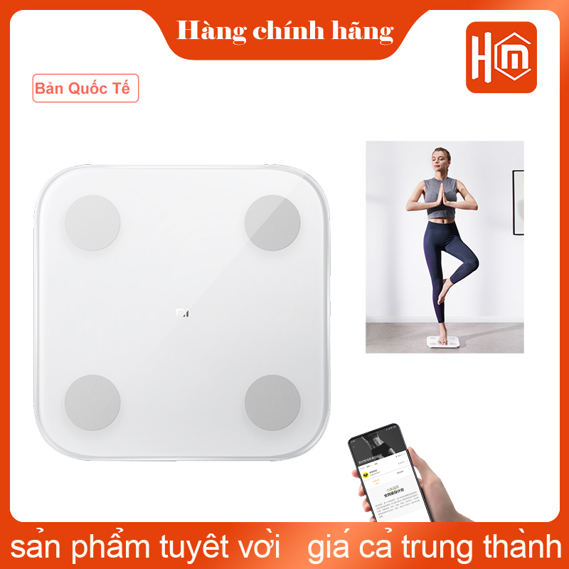 Cân điện tử Xiaomi Cân thông minh Cân Body Fat Scale 2- Cân sức khỏe xiaomi - bảo hàng 6 tháng nhập khẩu
