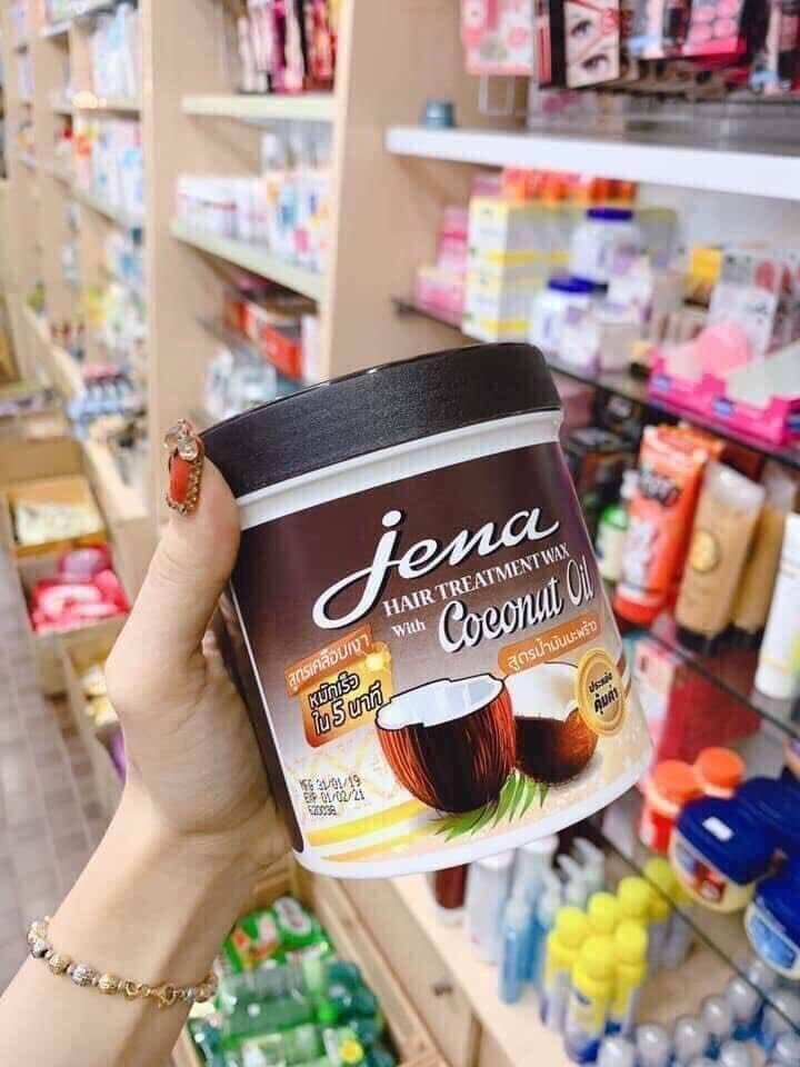 [HCM]Kem ủ tóc dầu dừa siêu mềm mượt JENA Thái Lan 500ml